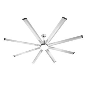 84 In Ceiling Fan with Light, 6-Speed Remote Control, Dimmable 3-Color Temperature, Reversible DC Motor, Low Profile Flush Mount Fan for Bedroom