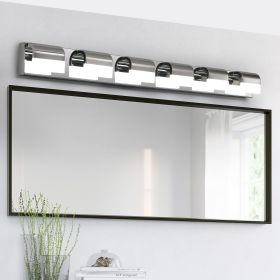 Modern Bathroom Vanity Lighting 6-Light LED Vanity Lights Over Mirror Bath Wall Lighting (Color: as Pic)